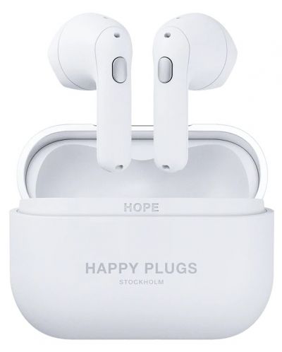 Căști wireless Happy Plugs - Hope, TWS, albe - 1