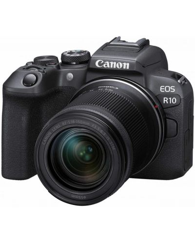 Cameră fără oglindă Canon - EOS R10, RF-S 18-150, IS STM, Black	 - 1