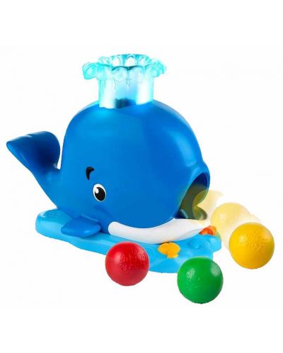 Jucărie pentru bebeluși Bright Starts - Balenă cu bile - 1