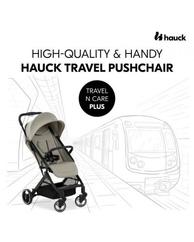 Cărucior de vară pentru copii Hauck Travel N Care Plus - Velvet Olive	 - 3