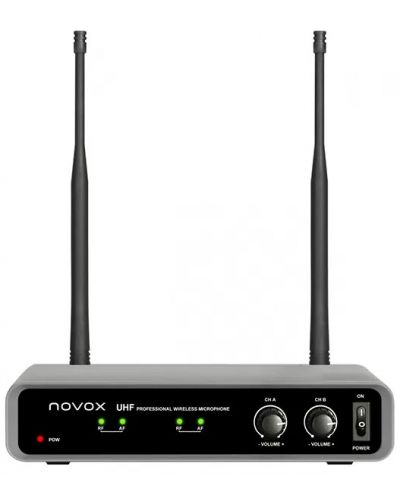 Sistem de microfon wireless Novox - Free HB2, negru - 2