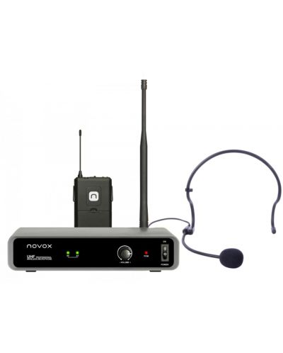 Sistem de microfon wireless Novox - FREE B1, negru - 1