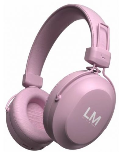 Căști wireless cu microfon PowerLocus - Louise&Mann 5, roz - 1