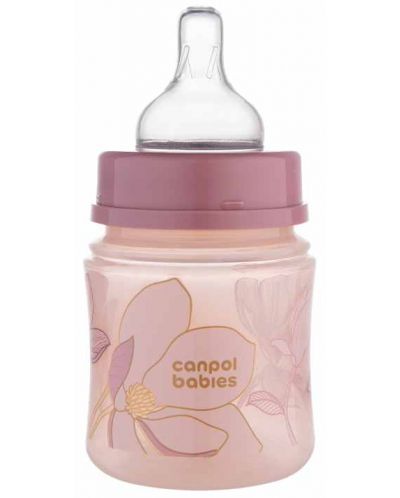 Biberon pentru copii Canpol babies - Easy Start, Gold, 120 ml, roz - 2