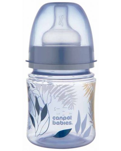 Biberon anticolic pentru copii Canpol babies Easy Start - Gold, 120 ml, albastru - 1
