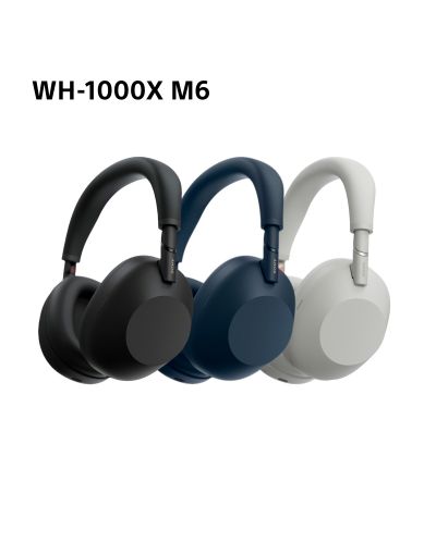 Căști wireless cu microfon Sony - WH-1000XM6, ANC, negru | Ozone.ro