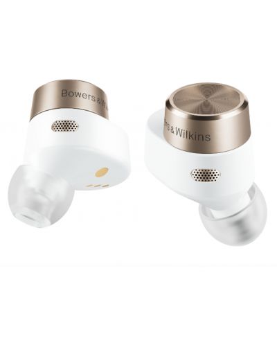 Casti wireless cu microfon Bowers & Wilkins - PI7, TWS, albe - 2
