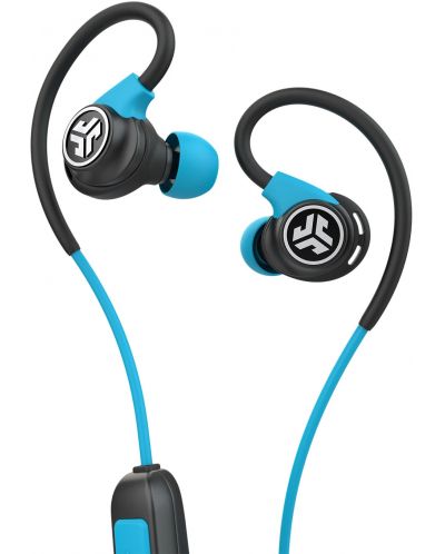 Casti wireless cu microfon JLab - Fit Sport 3, albastre/negre - 3