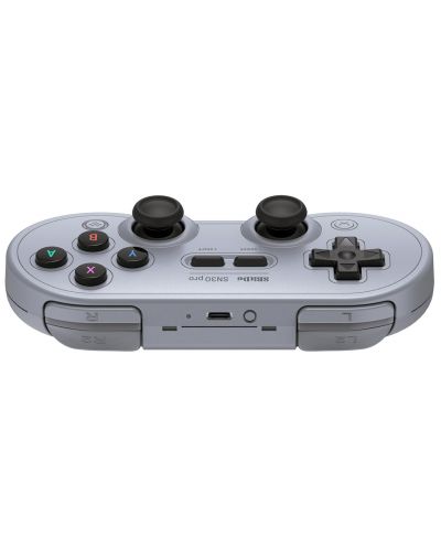 Controller wireless 8BitDo - SN30 Pro, Hall Effect Edition, gri (Nintendo Switch/PC) - 3
