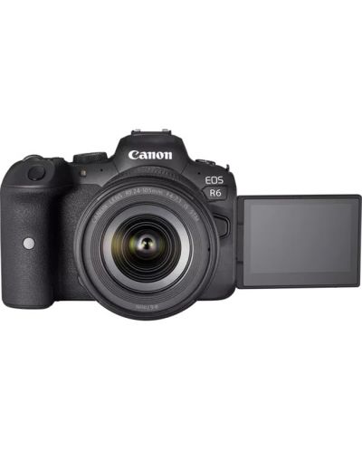 Cameră fără oglindă Canon - EOS R6, RF 24-105mm, f/4-7.1 IS STM, negru - 3