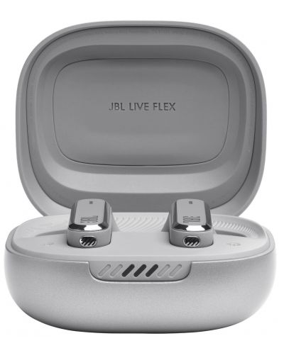 Căști wireless JBL - Live Flex, TWS, ANC, argintii - 2