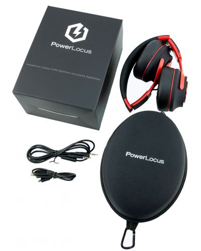 Casti wireless PowerLocus - P3 Matte, rosii  - 3