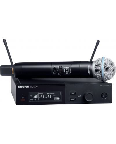 Sistem de microfoane fără fir Shure - SLXD24E/B58-G59, negru	 - 1