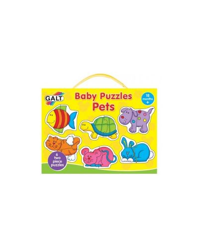 Puzzle pentru bebelusi Galt – Animale de companie - 1