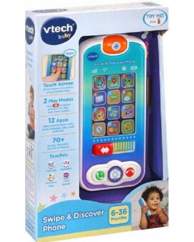 Jucarie pentru bebelusi Vtech - Telefon interactiv  - 1
