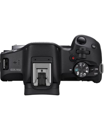 Aparat foto fără oglindă Canon - EOS R50 + RF-S 18-45mm, f/4.5-6.3 IS STM + 55-210mm, f/5-7.1 IS STM - 4