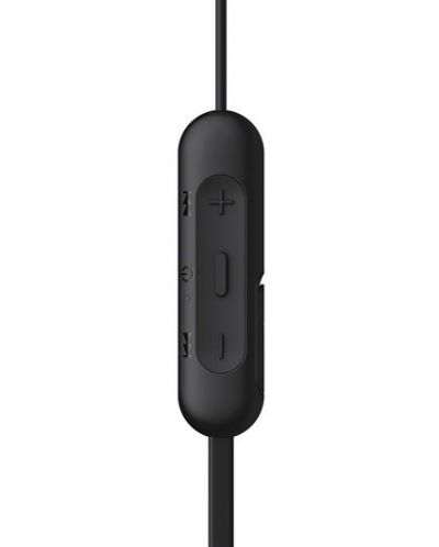Casti wireless cu microfon Sony - WI-C200, negre - 3