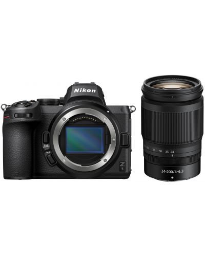 Aparat foto Mirrorless Nikon Z5, Nikkor Z 24-200mm, f/4-6.3 VR, negru - 1