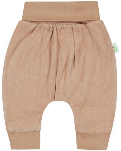 Pantaloni pentru bebeluşi Bio Baby - 62 cm, 3-4 luni, țesătură bej - 1