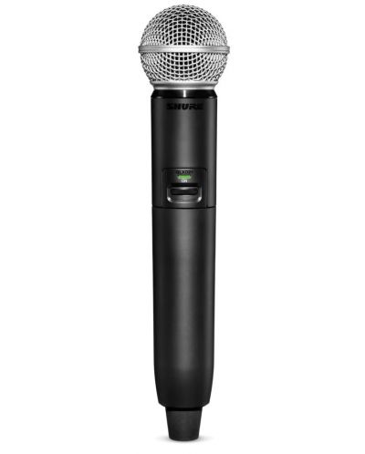 Sistem de microfon wireless Shure - GLXD24R+/SM58, negru - 4