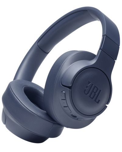 Casti wireless cu microfon JBL - Tune 760NC, ANC, albastre - 1