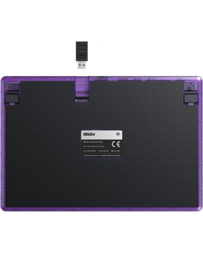 Controler wireless 8BitDo - Arcade, negru/violet (Nintendo Switch