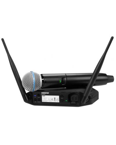 Sistem de microfon wireless Shure - GLXD24+/B58, negru - 1