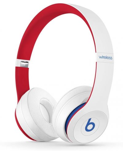 Casti wireless Beats by Dre - Beats Solo3 Club Collection, albe/rosii - 1