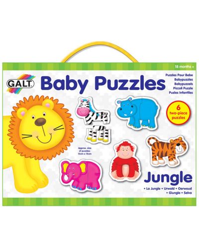 Puzzle pentru bebelusi Galt – Jungla - 1