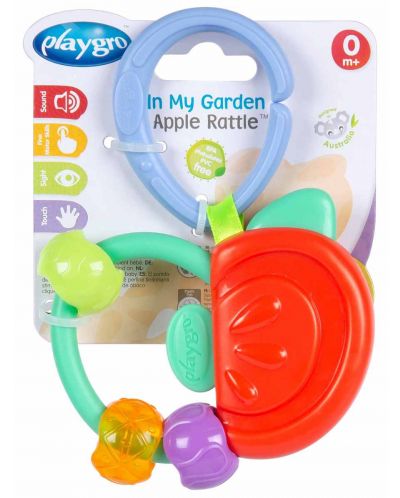 Zornăitoare pentru bebeluși Playgro - măr - 3