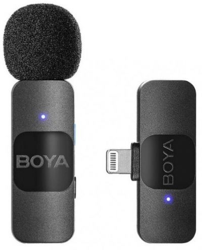 Sistem de microfon fără fir Boya - BY-V1 Lightning, negru - 2