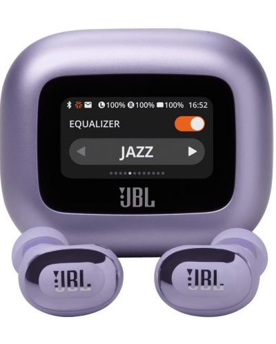 Căști wireless JBL - Live Buds 3, TWS, ANC, mov - 1