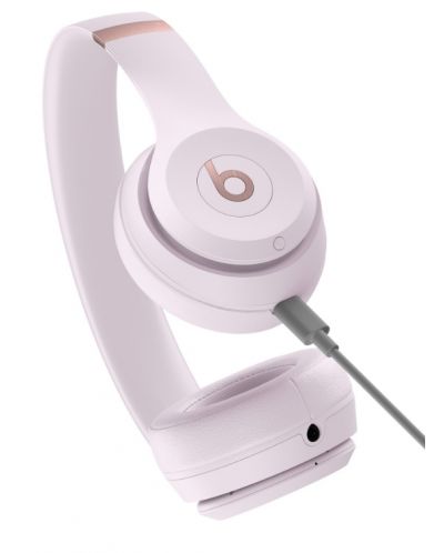 Căști wireless cu microfon Beats - Solo 4, Cloud Pink - 6