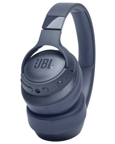 Casti wireless cu microfon JBL - Tune 760NC, ANC, albastre - 3