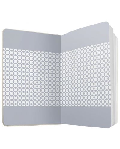 Carnețel cu coperta tare Sigel Jolie Format A5 - Grey, căptușite pagini - 4