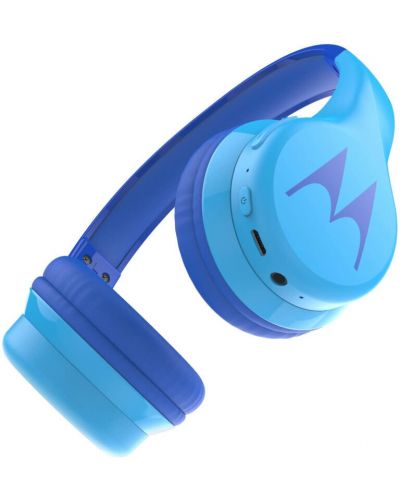 Casti wireless cu microfon Motorola - Squads 300, albastre - 3