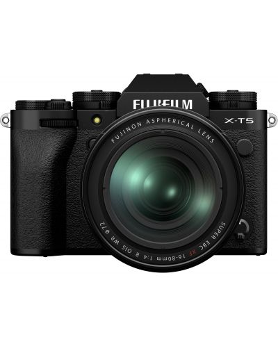 Aparat foto fără oglindă Fujifilm - X-T5, 16-80mm, Black - 1