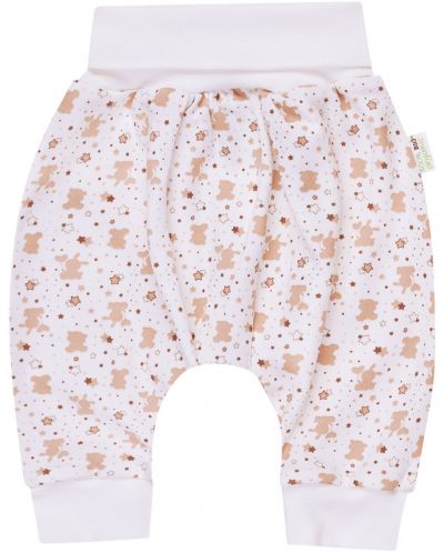 Pantaloni pentru bebeluşi Bio Baby - 86 cm, 12-18 luni, maro - 1