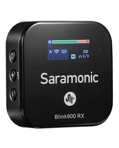 Broșe wireless și receptor cu două canale Saramonic - BLINK 900 S1,negru - 2