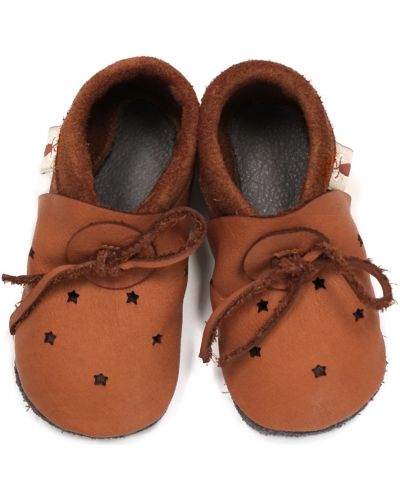 Pantofi pentru bebeluşi Baobaby - Sandals, Stars hazelnut, mărimea L - 1
