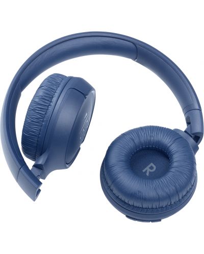Casti wireless cu microfon JBL - Tune 510BT, albastre - 4