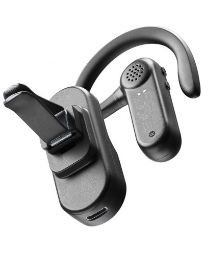 Căști wireless cu microfon Cellularline - Car Flat, negru - 4