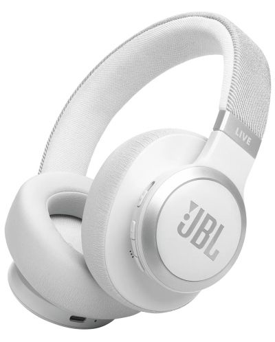 Căști wireless JBL - Live 770NC, ANC, alb - 1