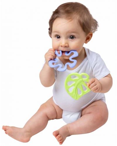 Zornăitoare pentru bebeluși Playgro - Frunză și floare - 4