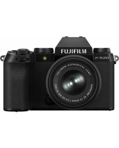 Aparat foto fără oglindă Fujifilm - X-S20, XC 15-45mm, f/3.5-5.6 OIS PZ - 1