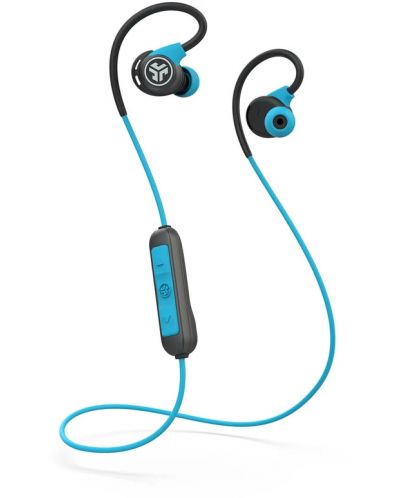 Casti wireless cu microfon JLab - Fit Sport 3, albastre/negre - 2