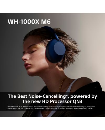 Căști wireless Sony - WH-1000XM6, ANC, negru | Ozone.ro
