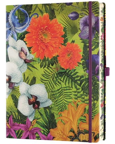 Carnet de notițe Castelli Eden - Orchid, 13 x 21 cm, Căptușit - 2