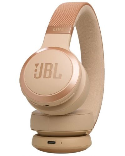 Căști wireless JBL - Live 670NC, ANC, Sandstone - 2