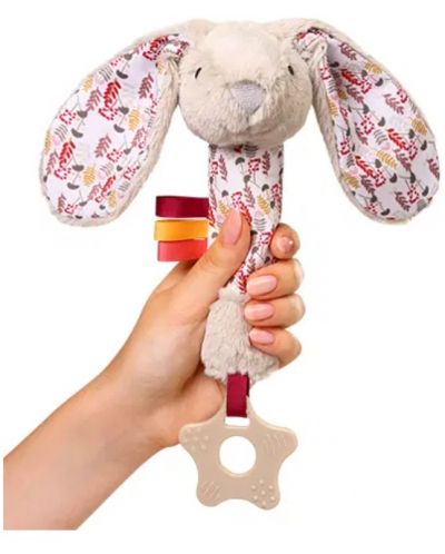 Jucărie pentru copii Babyono - Iepurașul Millie, cu tetină - 2